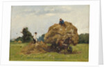 Hay wagon by Willem de Zwart