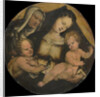Virgin and Child, John the Baptist and Saint Clare by Anonymous