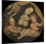 Virgin and Child, John the Baptist and Saint Clare by Anonymous