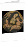 Virgin and Child, John the Baptist and Saint Clare by Anonymous