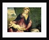 Virgin with Sleeping Child by Paris Bordone