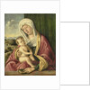 Virgin and Child by School of Giovanni Bellini