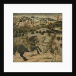 Legend of a Knight (end panel of a cassone) by Anonymous