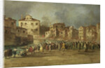 Fire in the San Marcuola Oil Depot, Venice, 28 November 1789, Italy by Francesco Guardi