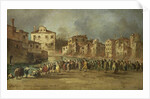 Fire in the San Marcuola Oil Depot, Venice, 28 November 1789, Italy by Francesco Guardi