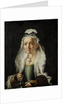 Portrait of an Old Woman by Circle of Vittore Ghislandi