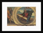 Moses and the Tablets of the Law, the Curse of the Withered Fig Tree, and the Parable of the Widow's Mite by Lodovico Mazzolino
