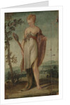 Woman with Mirror by Circle of Lambert Sustris