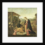 Adoration of the Christ Child by Circle of Jacopo del Sellaio