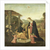 Adoration of the Christ Child by Circle of Jacopo del Sellaio
