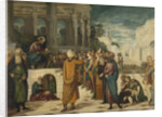 Christ with the Adulterous Woman by Jacopo Tintoretto