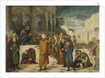 Christ with the Adulterous Woman by Jacopo Tintoretto