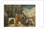 Christ with the Adulterous Woman by Jacopo Tintoretto