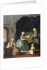 Family Group near a Harpsichord by Cornelis Troost