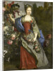 Portrait of a Woman, according to tradition Marie Louise Elisabeth d'Orléans, Duchess of Berry, as Flora by School of Nicolas de Largillière