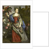 Portrait of a Woman, according to tradition Marie Louise Elisabeth d'Orléans, Duchess of Berry, as Flora by School of Nicolas de Largillière