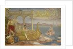 The construction of the ship Argo by Antoon Derkinderen