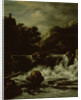 Mountainous Landscape with Waterfall by Jacob Isaacksz. van Ruisdael