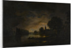 River view by moonlight by Anonymous