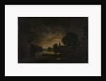 River view by moonlight by Anonymous