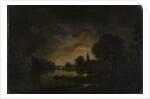 River view by moonlight by Anonymous
