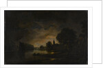 River view by moonlight by Anonymous