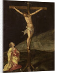 Mary Magdalene at the foot of the cross by Anonymous