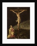 Mary Magdalene at the foot of the cross by Anonymous