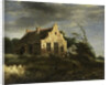 Farm in a wooded dune landscape by School of Jacob Isaacksz. van Ruisdael