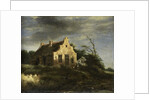 Farm in a wooded dune landscape by School of Jacob Isaacksz. van Ruisdael