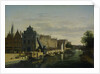 The Weigh House and the Crane on the Spaarne in Harlem by Gerrit Adriaensz. Berckheyde