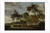 The watering place by Salomon van Ruysdael