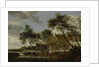 The watering place by Salomon van Ruysdael