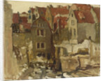 Demolition of the Grand Bazar de la Bourse at Nieuwendijk Amsterdam by George Hendrik Breitner