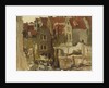 Demolition of the Grand Bazar de la Bourse at Nieuwendijk Amsterdam by George Hendrik Breitner