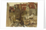 Demolition of the Grand Bazar de la Bourse at Nieuwendijk Amsterdam by George Hendrik Breitner