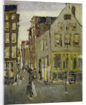 Lauriergracht near to the Tweede Laurierdwarsstraat, Amsterdam, The Netherlands by George Hendrik Breitner