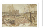 Building plot on the De Clercqstraat by George Hendrik Breitner