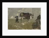 Farrier with horse by George Hendrik Breitner