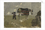 Farrier with horse by George Hendrik Breitner