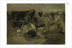 four cows by George Hendrik Breitner