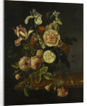 Still life with flowers by Jacob van Walscapelle