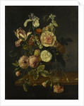 Still life with flowers by Jacob van Walscapelle