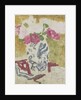Vase with rose flowers by George Hendrik Breitner
