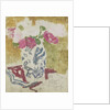 Vase with rose flowers by George Hendrik Breitner