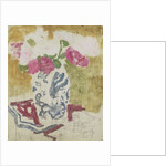 Vase with rose flowers by George Hendrik Breitner