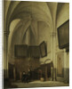 The vestry of the Sint Stevens Church Nijmegen, The Netherlands by Johannes Bosboom