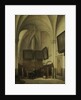 The vestry of the Sint Stevens Church Nijmegen, The Netherlands by Johannes Bosboom