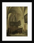 The vestry of the Sint Stevens Church Nijmegen, The Netherlands by Johannes Bosboom