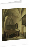 The vestry of the Sint Stevens Church Nijmegen, The Netherlands by Johannes Bosboom